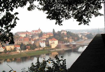 blick &uuml;ber die elbe