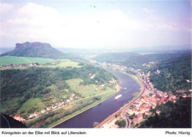 Elbe bei K&ouml;nigstein